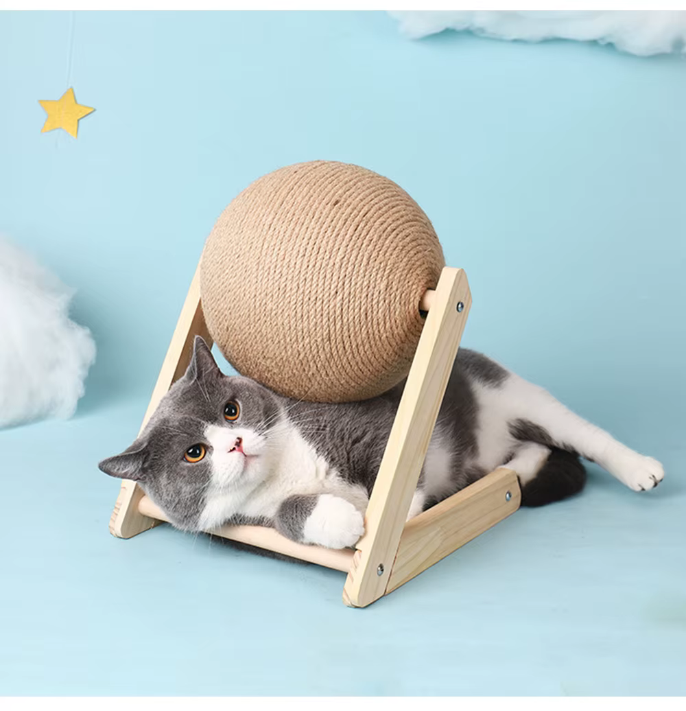 Cat Scratching Ball Toy Kitten Sisal Rope (Small)